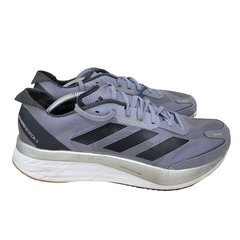 adidas Adizero Boston 11 Running Shoes Mens 13 Grey Black Sneakers Athleisure